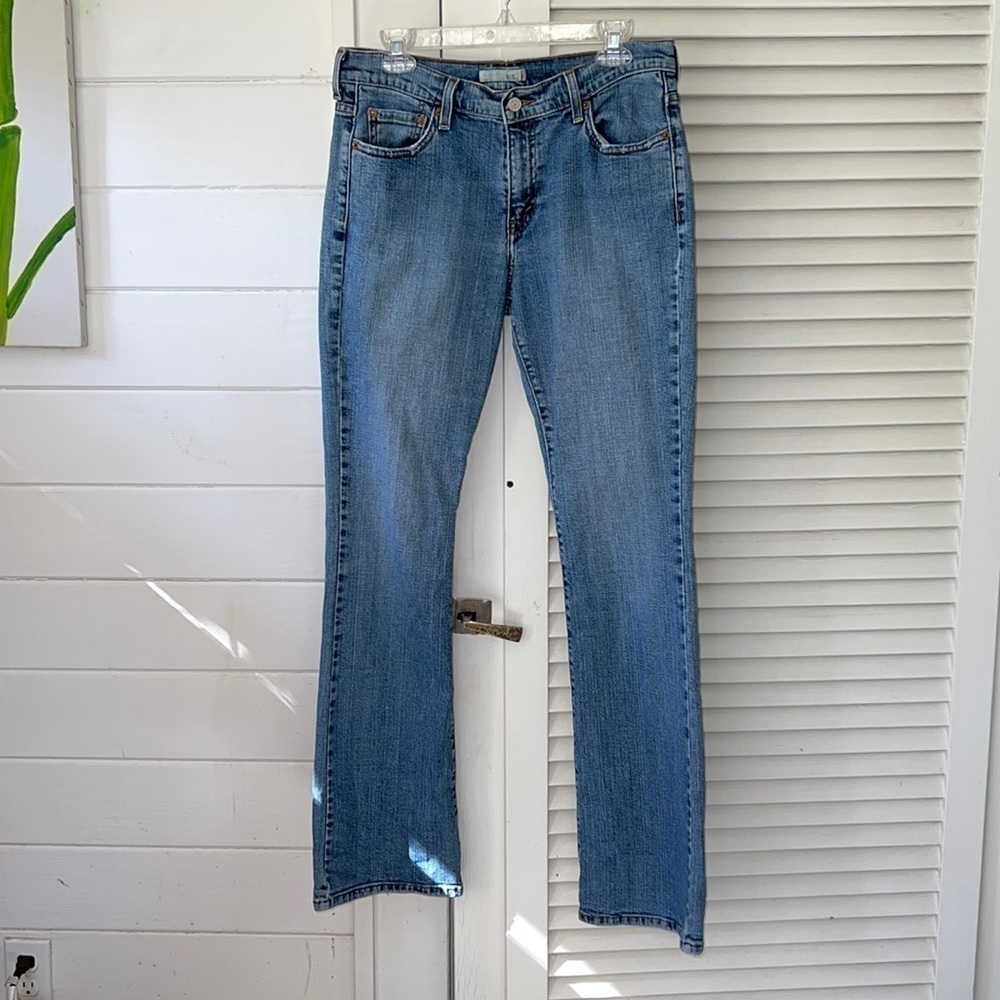 𝅺red tan Levi’s 515 size 10L 5 pocket boot cut